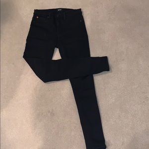black Hudson skinny jeans